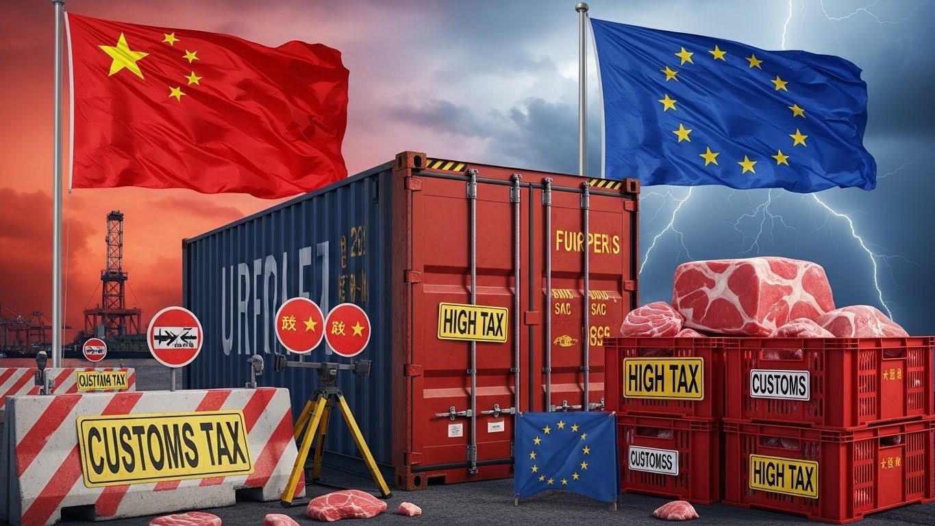 Découvrez pourquoi la Chine impose des droits anti-dumping sur le porc européen pour 5 ans. Impacts sur les exportateurs français et espagnols, tensions commerciales avec l'UE et enjeux pour l'industrie porcine.