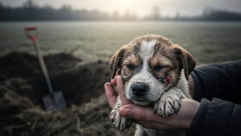 Chiots Enterrés Vivants dans le Cantal : Une Horreur Absolue