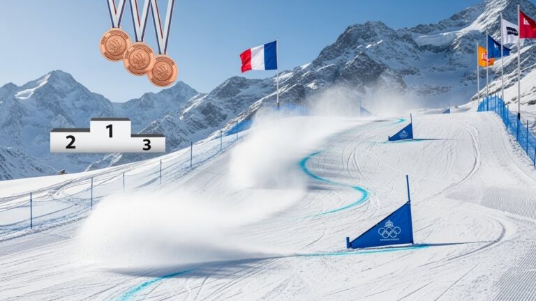 Chloé Trespeuch sur le Podium en Snowboardcross par Équipes