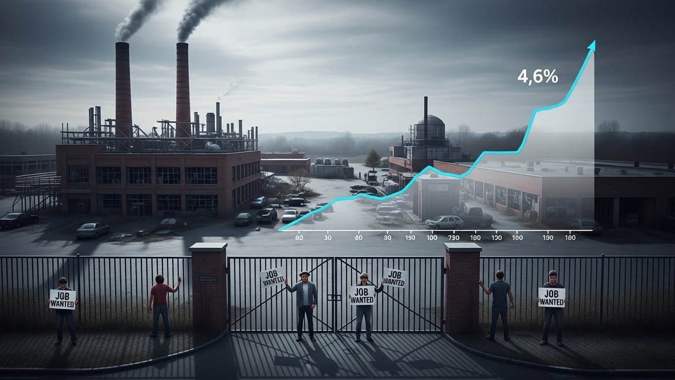 Découvrez pourquoi le taux de chômage aux États-Unis atteint 4,6% en novembre 2025, son plus haut depuis quatre ans. Analyse des secteurs en difficulté, salaires stagnants et impact des politiques récentes.