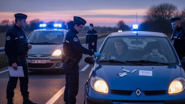 Conducteur Positif à Quatre Drogues en Isère