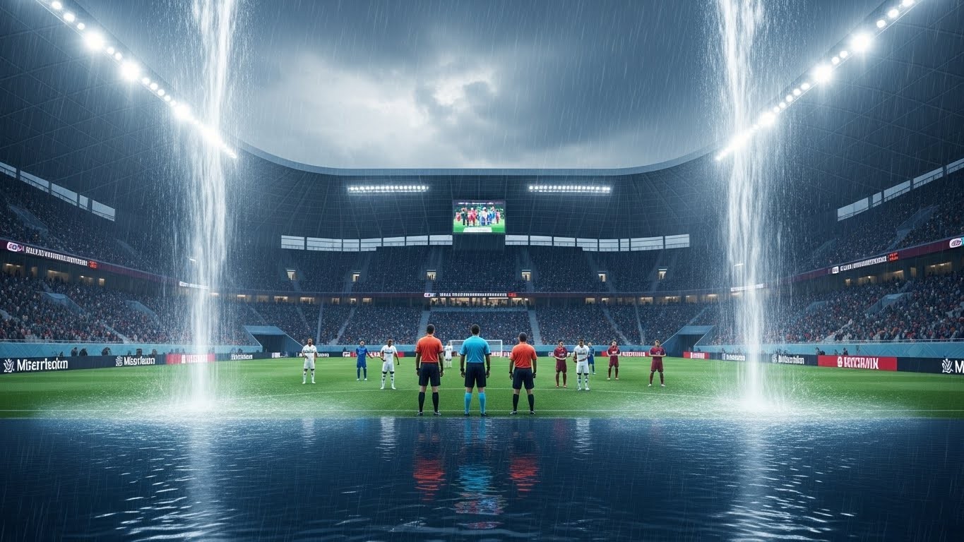 Pluies torrentielles à Doha : la petite finale de la Coupe Arabe entre Émirats et Arabie Saoudite arrêtée à la mi-temps et définitivement annulée. Découvrez les détails de cet événement météo exceptionnel au Qatar.