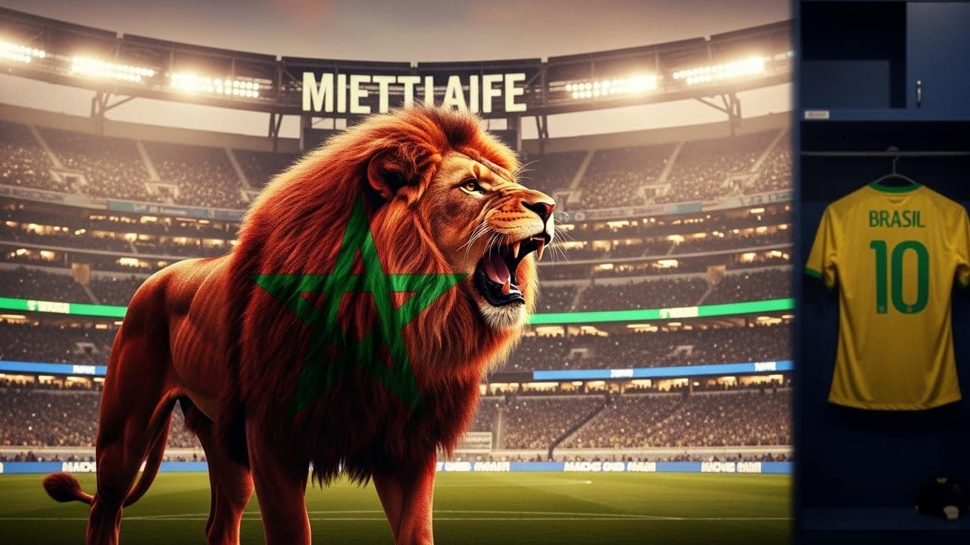 Découvrez le programme détaillé des Lions de l’Atlas à la Coupe du Monde 2026 : dates, horaires français, stades et analyse du groupe explosif avec le Brésil !