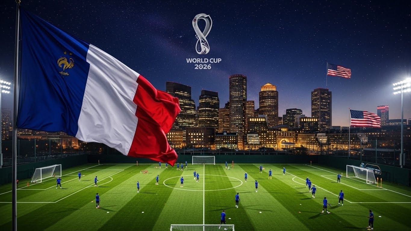 Découvrez pourquoi l'équipe de France privilégie Boston comme camp de base pour la Coupe du Monde 2026. Lieux de matchs, infrastructures, climat : tous les détails sur ce choix stratégique des Bleus.