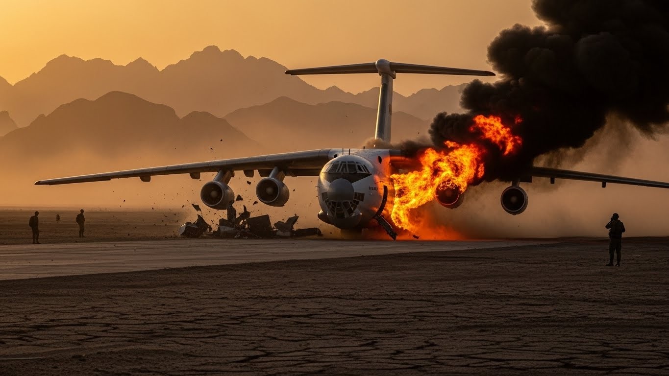 Défaillance technique fatale pour un Iliouchine Il-76 à Port-Soudan. Retour sur le crash d’un avion militaire au cœur de la guerre civile qui ravage le pays depuis 2023.