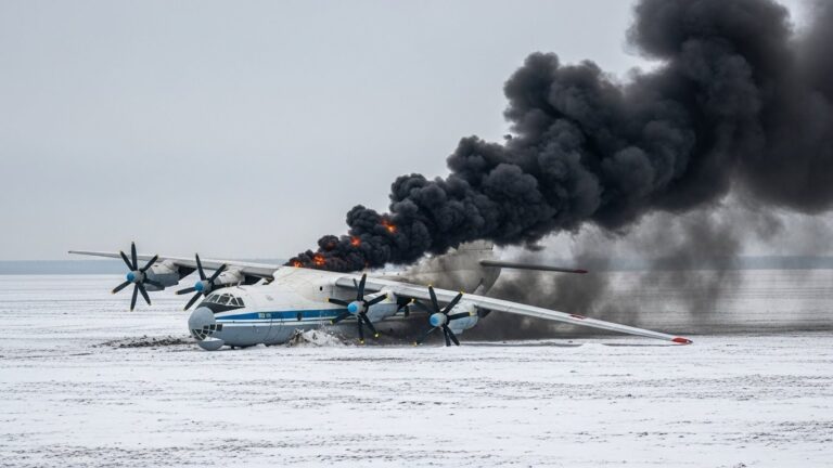 Crash d’un Avion Militaire An-22 près de Moscou : Que S’est-il Passé ?