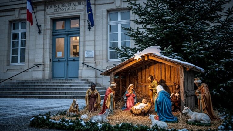 Crèche de Noël à Asnières : Justice Ordonne Retrait de la Mairie