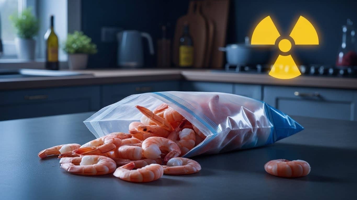 Découvrez le scandale des 83 800 sachets de crevettes surgelées rappelés aux États-Unis pour risque de contamination au césium 137. Origine, dangers et implications pour la sécurité alimentaire.