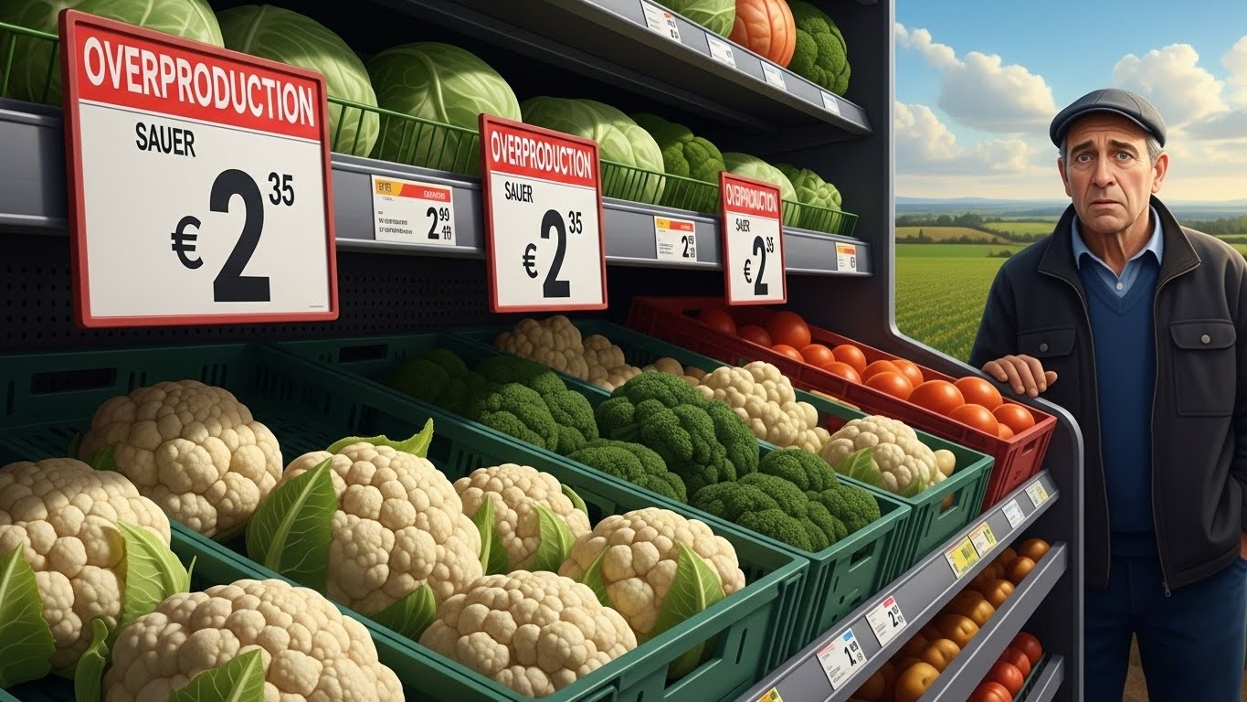 Découvrez pourquoi le chou-fleur traverse une crise majeure due au climat doux. Supermarchés en promo, producteurs en détresse : et si vous en mettiez un au menu du réveillon ?