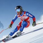 Cyprien Sarrazin Remonte sur Skis Après sa Grave Chute