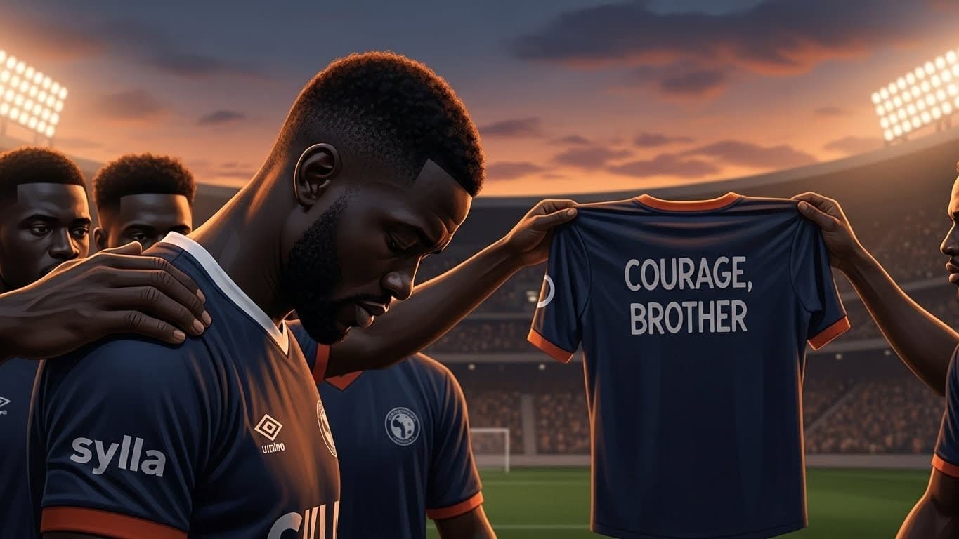 Issiaga Sylla, international guinéen, vient de perdre son épouse. Le monde du football se mobilise avec des messages touchants de solidarité. Découvrez cet élan rarissime.
