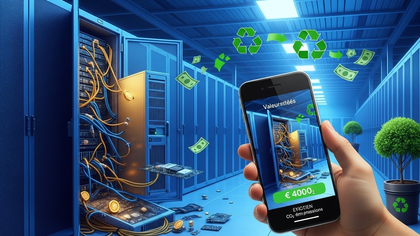 Les data centers produisent des tonnes de déchets high-tech. Une start-up française a trouvé comment les transformer en or vert avec une simple photo. Découvrez ce marché qui pèse des milliards et change la donne écologique.