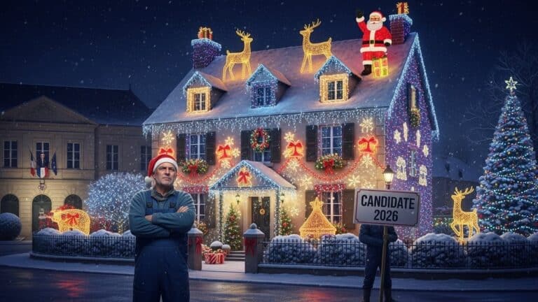 Décos de Noël : Il Défie le Maire et Se Lance aux Municipales 2026