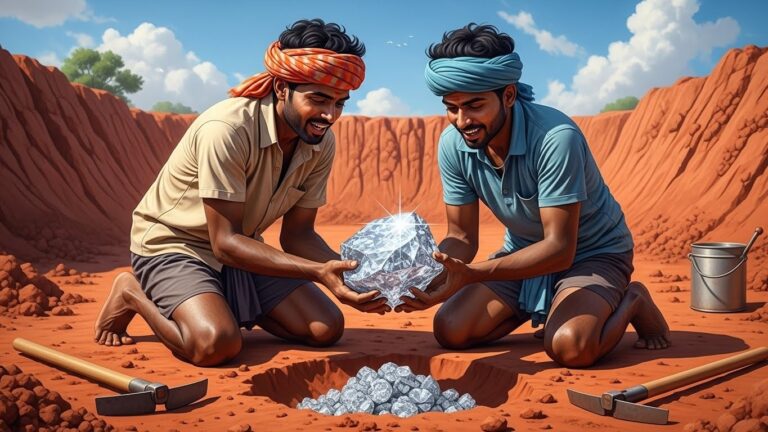 Découverte d&rsquo;un Diamant à 55 000 Euros en Inde