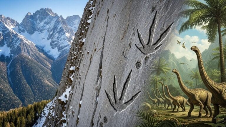 Découverte Géante : Empreintes de Dinosaures en Italie