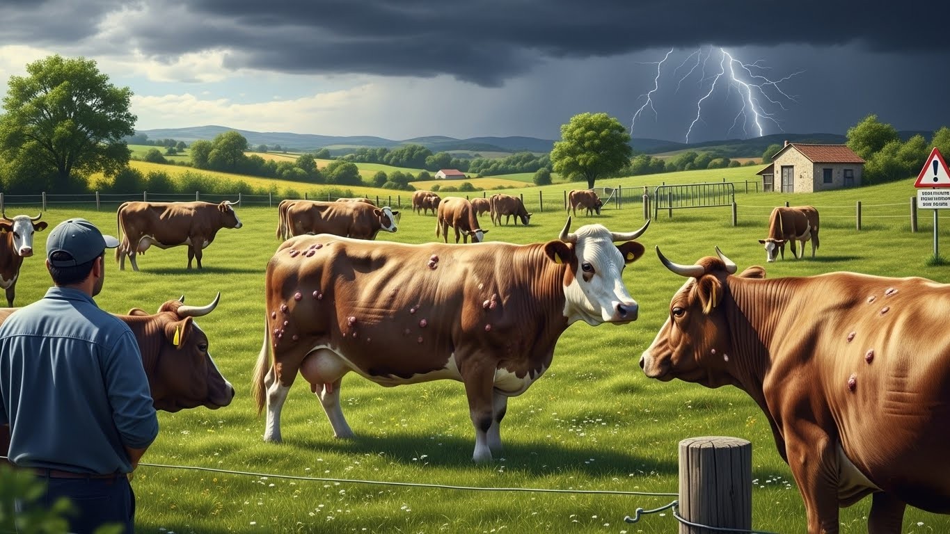 Découvrez les derniers développements sur l'épizootie de dermatose nodulaire bovine qui touche 115 élevages depuis juin. Propagation, contestations agricoles et stratégie gouvernementale expliquées en détail.