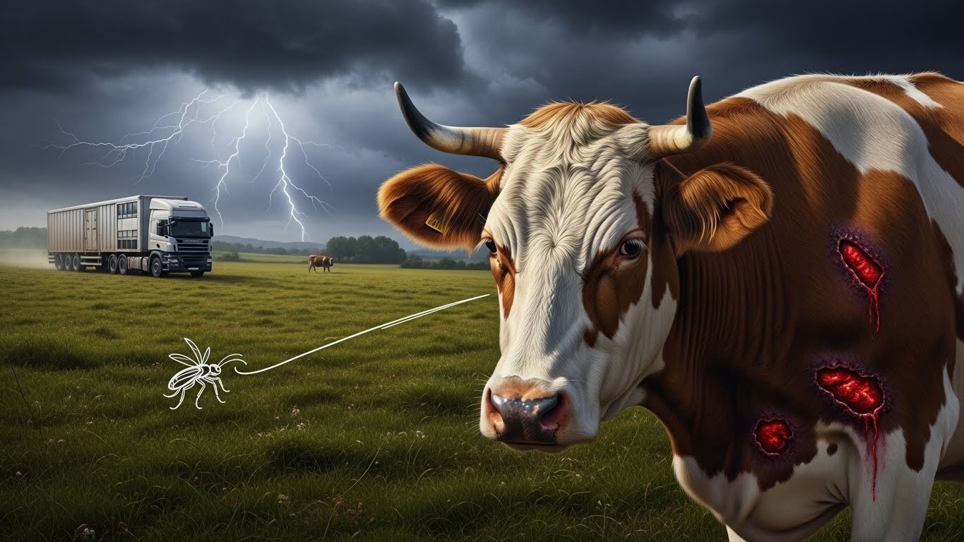 La dermatose nodulaire bovine explose en France : déjà 3000 bovins abattus. Vaccination totale ou abattage ciblé ? La ministre réunit les éleveurs mardi pour une décision cruciale.