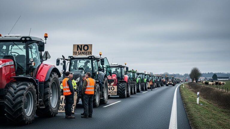 Dermatose Nodulaire : Agriculteurs en Colère Bloquent Autoroutes