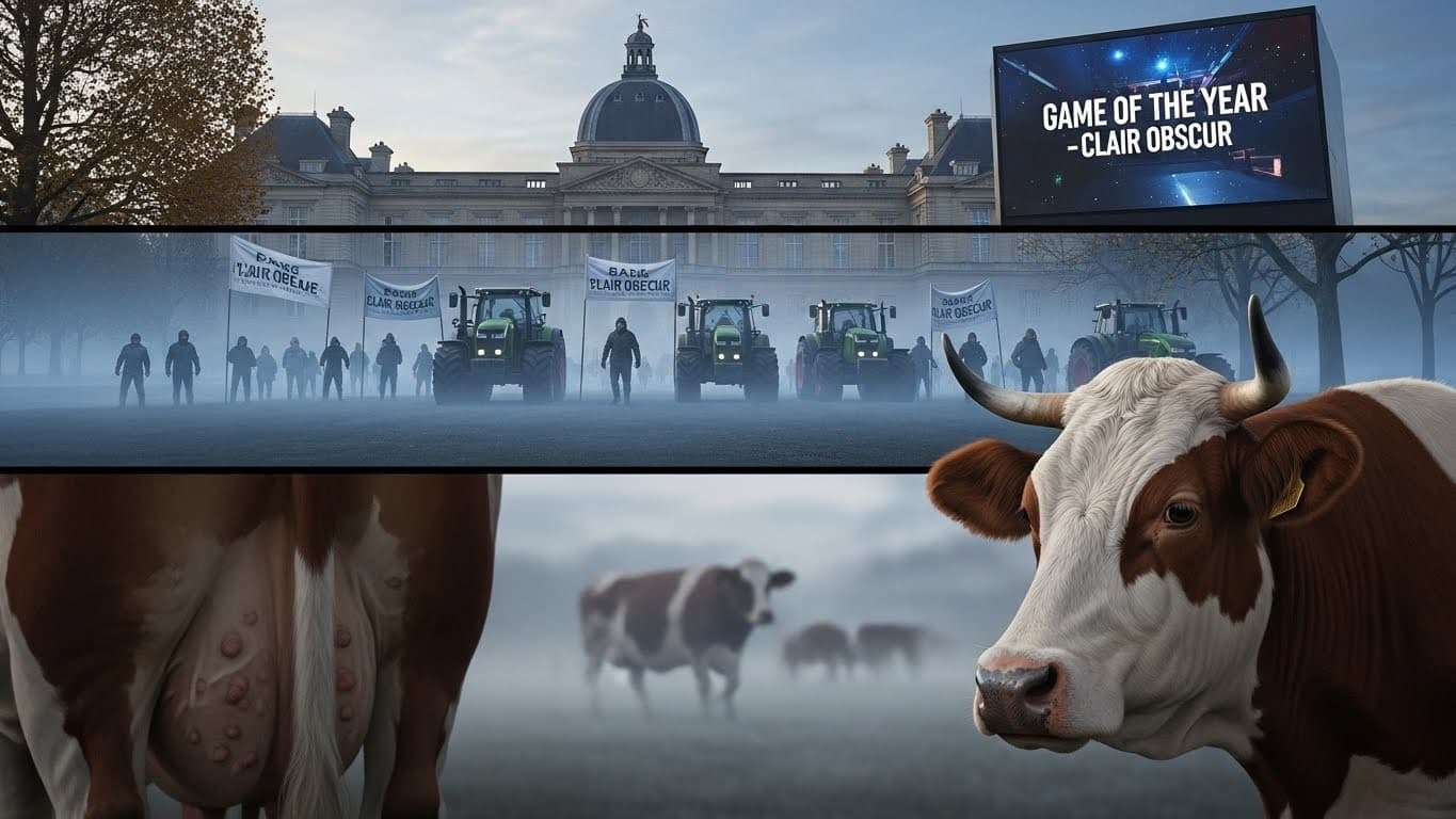 Dermatose nodulaire : affrontements en Ariège, le Sénat rejette le budget de la Sécu, triomphe historique d’un jeu vidéo français… Tout ce qu’il faut savoir ce midi.