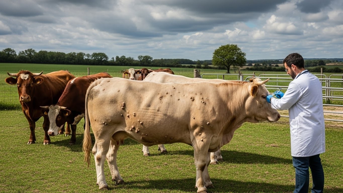 Dermatose nodulaire contagieuse : consommation de viande, efficacité du vaccin, risques réels... Démêlons le vrai du faux sur cette épizootie qui touche les bovins en France.