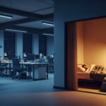 Des Bureaux Vides Devenus Refuges Nocturnes