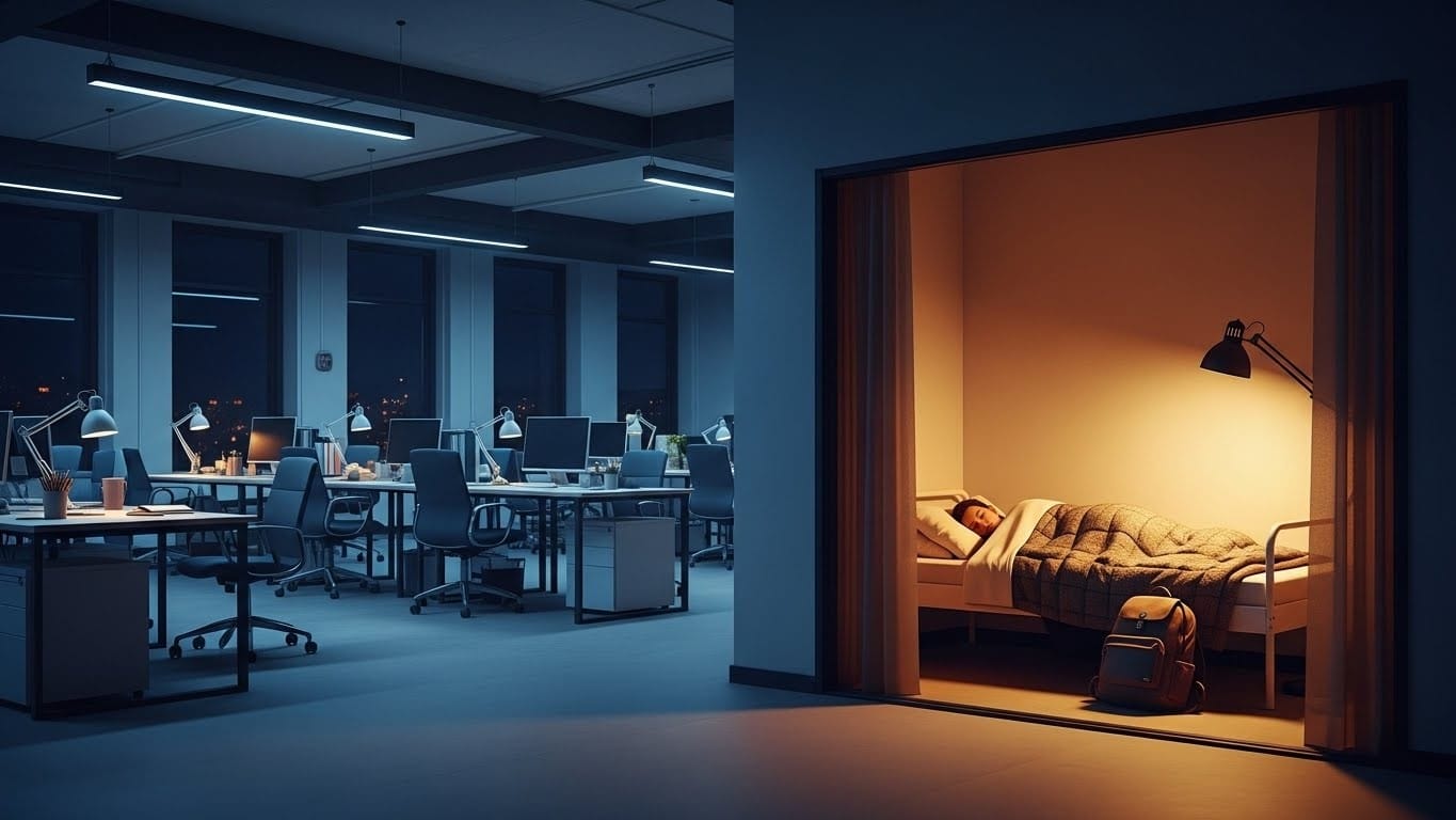 Découvrez comment des entreprises ouvrent leurs bureaux la nuit pour héberger des personnes en réinsertion. Une initiative solidaire qui change des vies et redonne espoir.