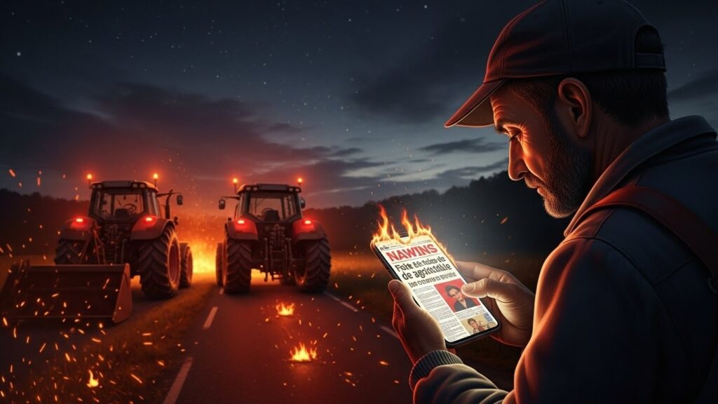 Désinformation en Ligne : Faux Sites et Colère Agricole
