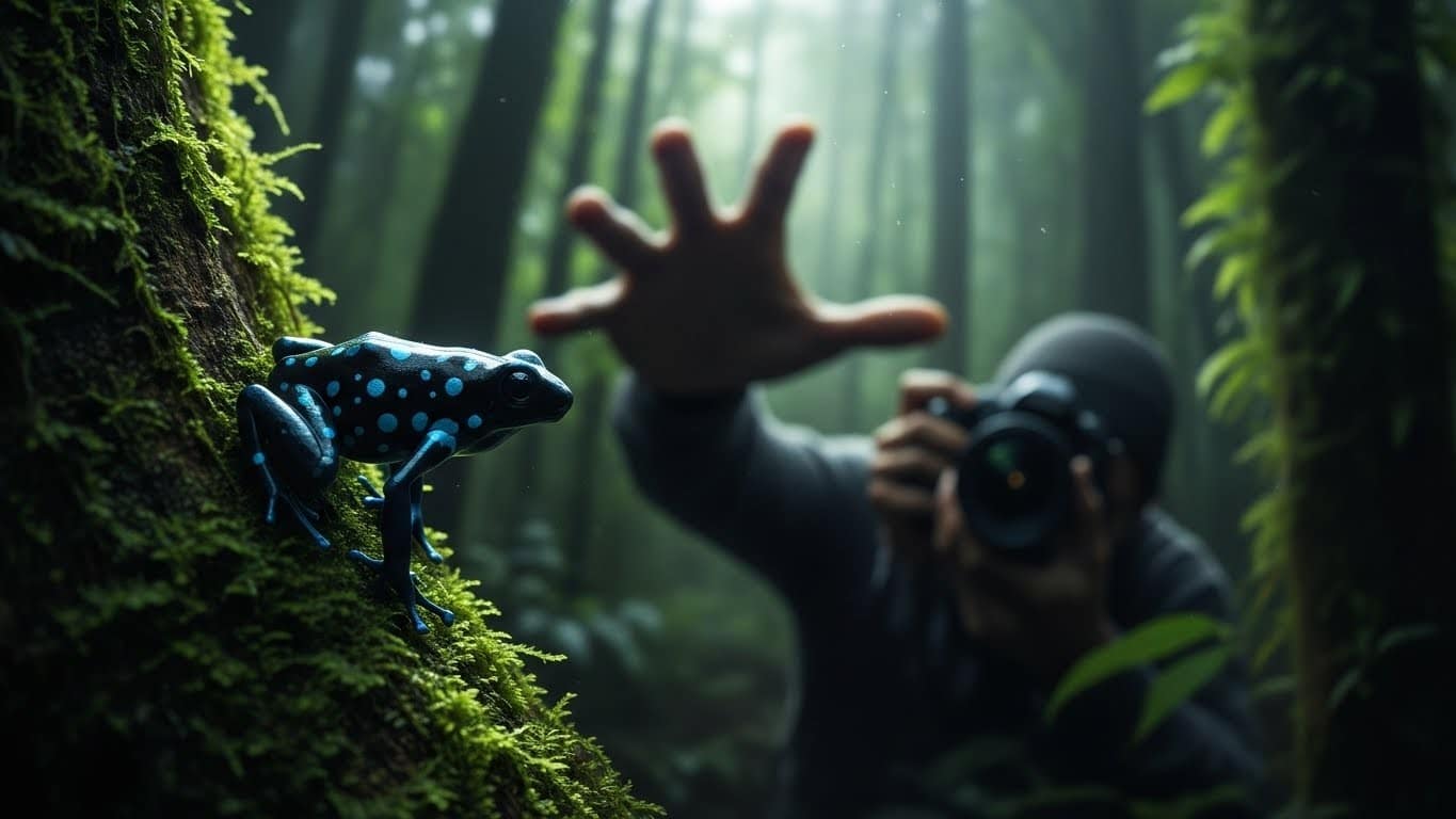 Découvrez comment des photographes animaliers ont causé la disparition tragique des grenouilles galaxie en Inde. Manipulation excessive, habitat détruit : une menace réelle pour cette espèce rare.