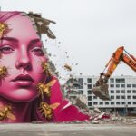 Disparition Queen Bee Cergy : Fresque Iconique Détruite