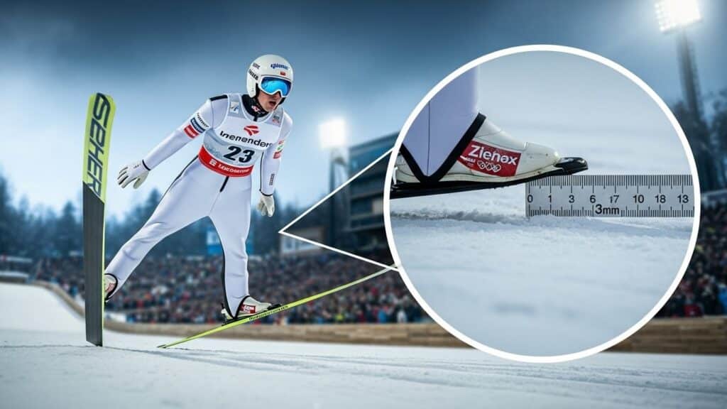 Disqualifié pour 3 mm : L&rsquo;incroyable Règle qui Bouleverse le Saut à Ski