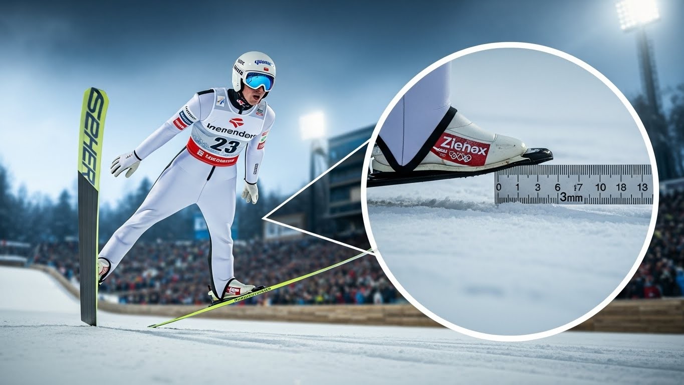 Découvrez comment un champion de saut à ski a perdu sa 2e place pour une combinaison trop courte de seulement 3 millimètres. Plongez dans les règles strictes et les polémiques qui secouent ce sport extrême.