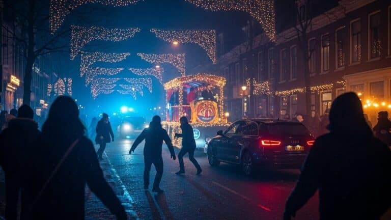 Drame à Nunspeet : Une voiture percute un défilé de Noël