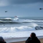 Drame Baignade Noël Angleterre : Deux Disparus Mer