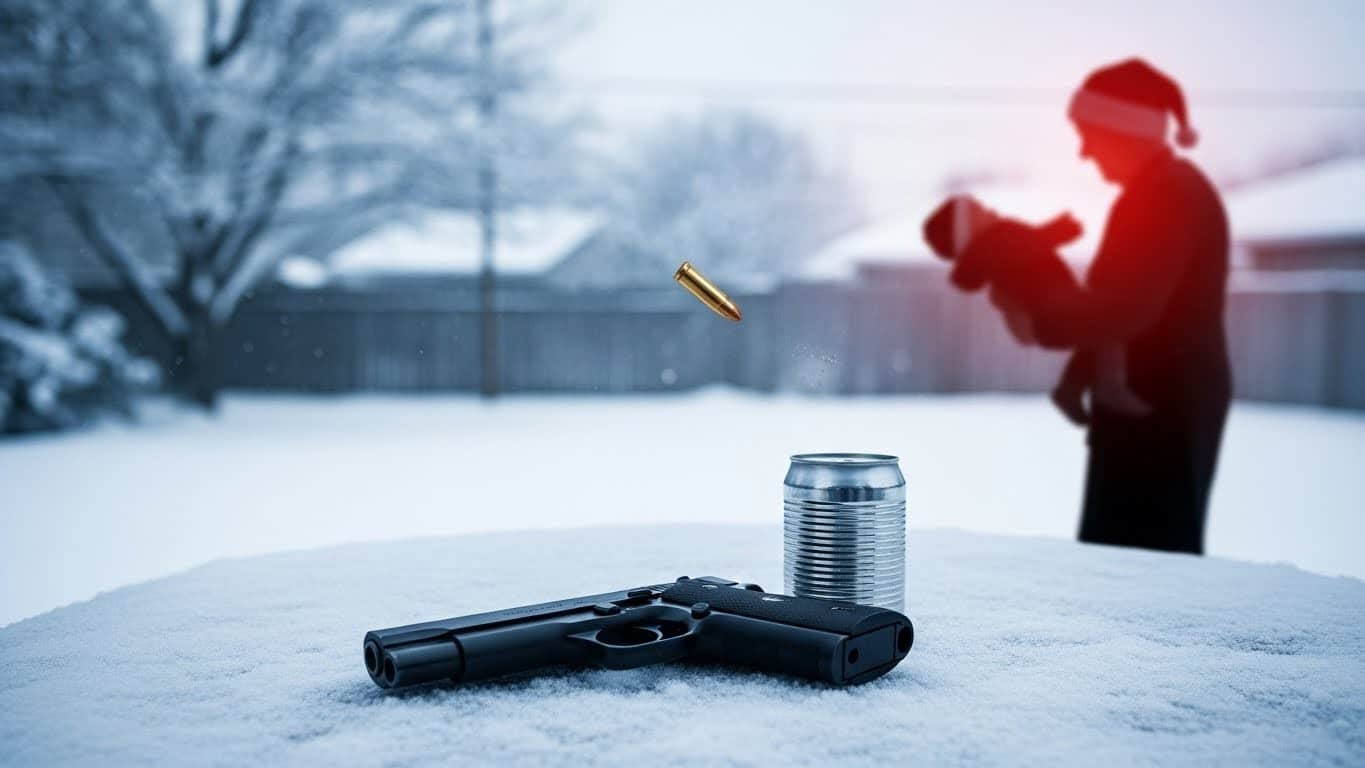 Découvrez le terrible accident survenu le jour de Noël en Oklahoma : un homme s'entraîne avec son nouveau pistolet et tue accidentellement sa voisine tenant un bébé. Un faits divers choquant qui relance le débat sur les armes.
