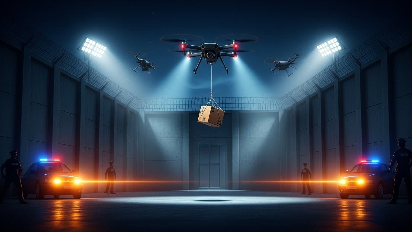 Découvrez comment des dronistes ont été surpris en train de livrer des colis à la prison de Villepinte. Six arrestations, deux condamnations immédiates : le phénomène explose en France.