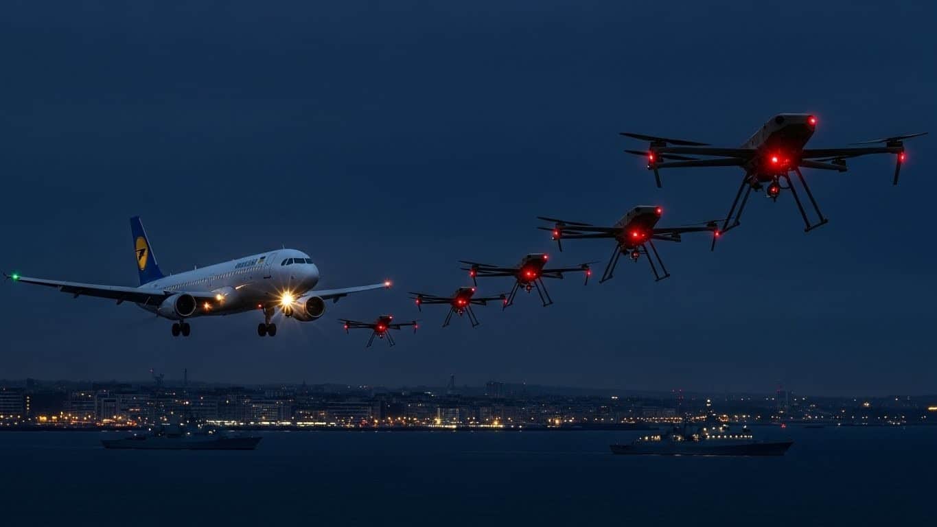 Des drones militaires non identifiés ont frôlé l’avion de Volodymyr Zelensky lors de son atterrissage à Dublin. Une opération d’intimidation qualifiée « d’attaque hybride » qui soulève d’innombrables questions.