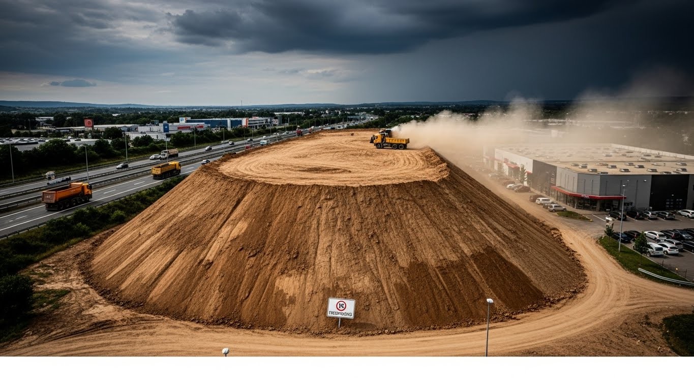 Une montagne de 142 tonnes de terre déversée illégalement en bord de Francilienne : le patron condamné à 20 mois ferme et 150 000 € d’amende. Retour sur l’affaire qui a choqué l’Essonne.