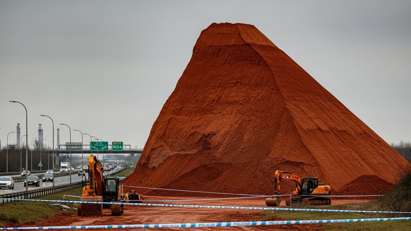 Une colline artificielle géante de 80 000 m³ érigée illégalement à Corbeil-Essonnes. Trois patrons et deux agents municipaux jugés pour cette « dune du Pilat » qui coûte 19 millions à détruire. L’histoire hallucinante d’un délit environnemental en pleine ville.