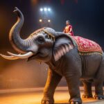 Éléphant Animatronique à Chartres : Le Cirque Réinventé