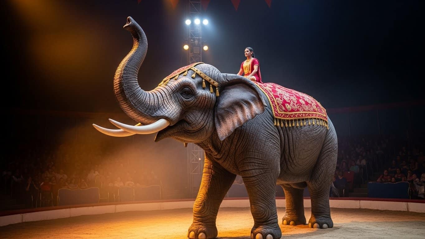 Découvrez à Chartres l’éléphant animatronique géant de la compagnie Rêves de Cirque. Une prouesse technique hyperréaliste qui remplace l’animal vivant et fascine petits et grands jusqu’au 7 décembre.