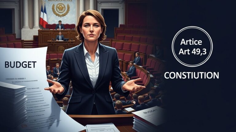 Élisabeth Borne Défend le 49.3 pour le Budget