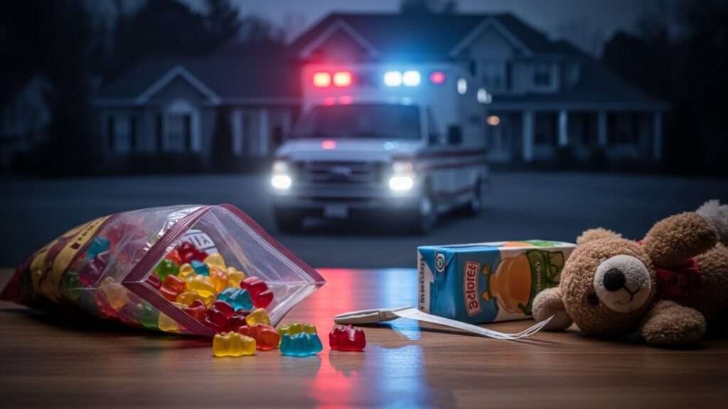 Enfants Hospitalisés par Gummies au THC : Le Drame