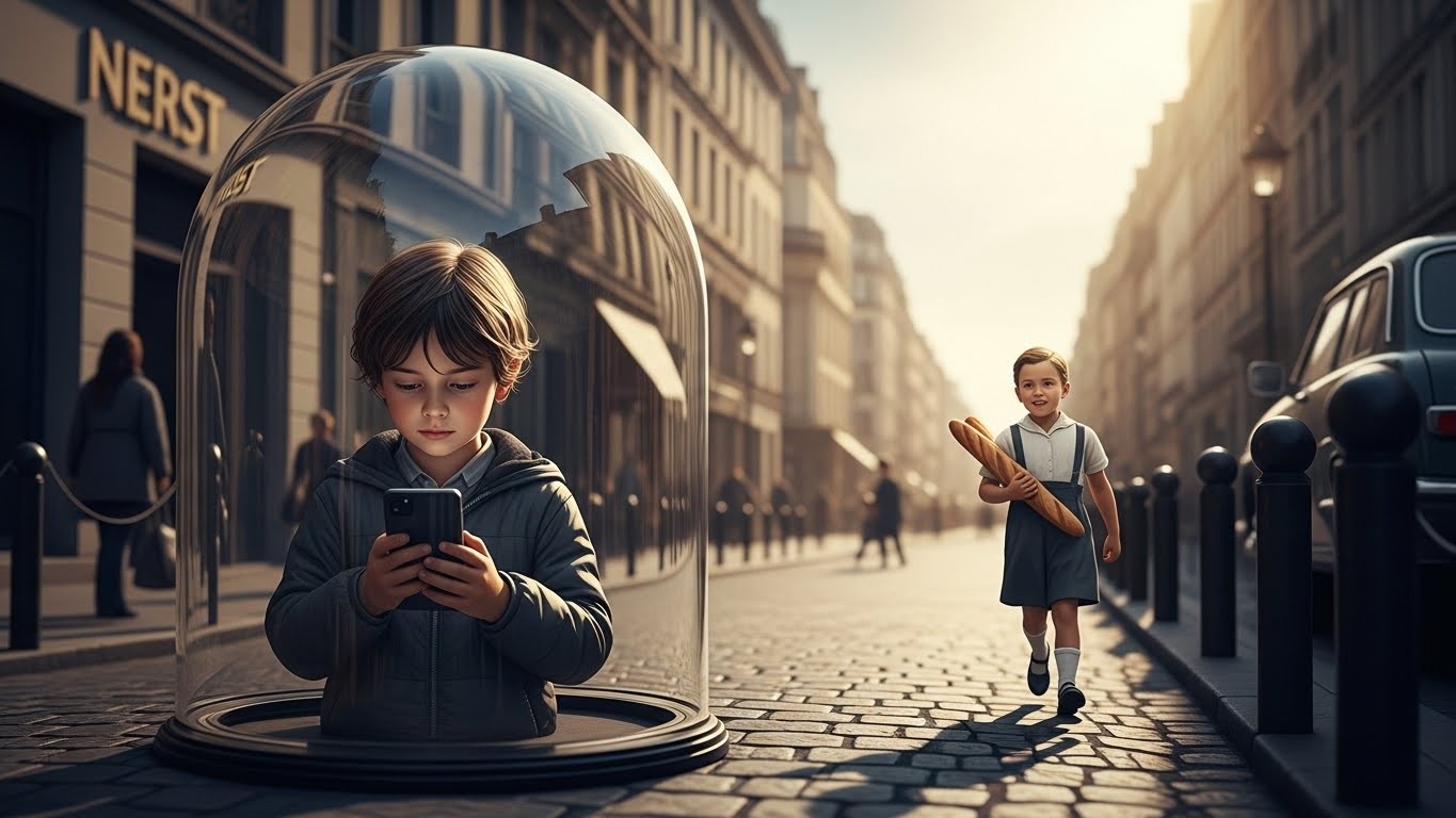 Autrefois, un gamin de 5 ans allait seul chercher le pain. Aujourd’hui, il reste « sous cloche ». Découvre pourquoi nos enfants sont devenus des enfants d’intérieur et ce que ça change pour demain.