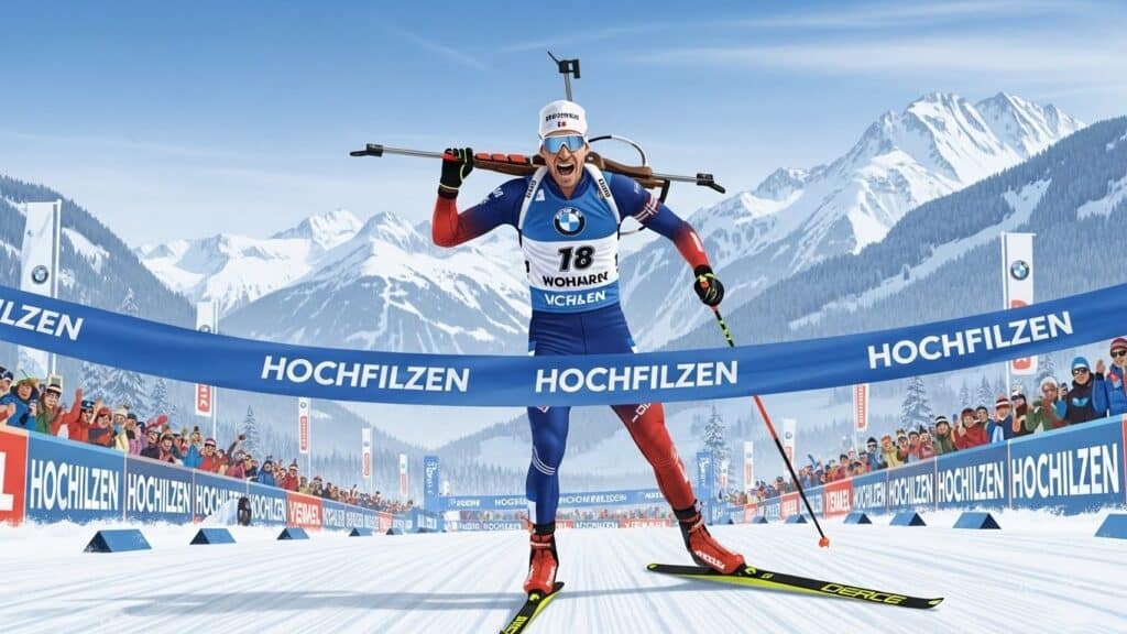 Éric Perrot Remporte Sa Première Victoire Saison Biathlon