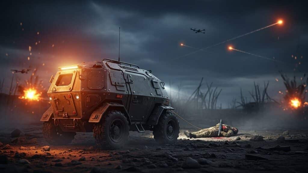 Évacuation Héroïque d&rsquo;un Soldat Ukrainien par Drone Blindé