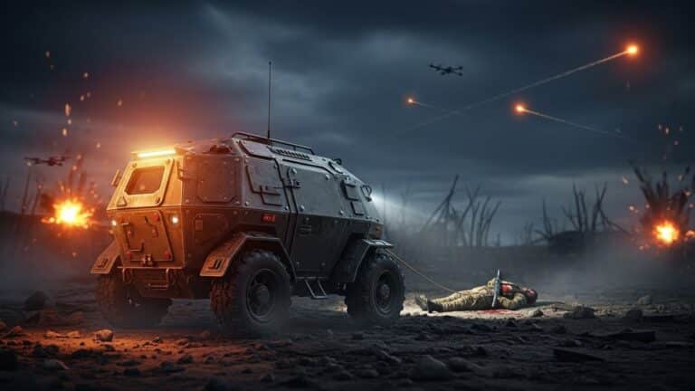 Évacuation Héroïque d’un Soldat Ukrainien par Drone Blindé