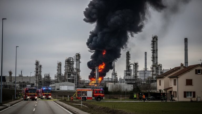 Explosion Usine Chimique Lyon : 4 Blessés Graves