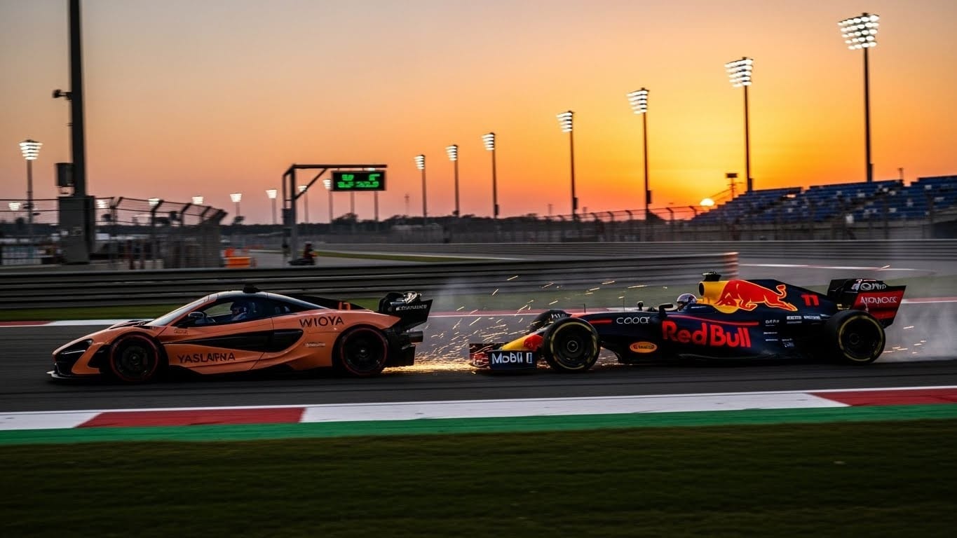 Dernier GP de la saison F1 à Abou Dhabi : Norris domine les essais mais frôle l’accident avec Verstappen. 12 points d’avance, 25 à prendre… Ça va exploser dimanche !