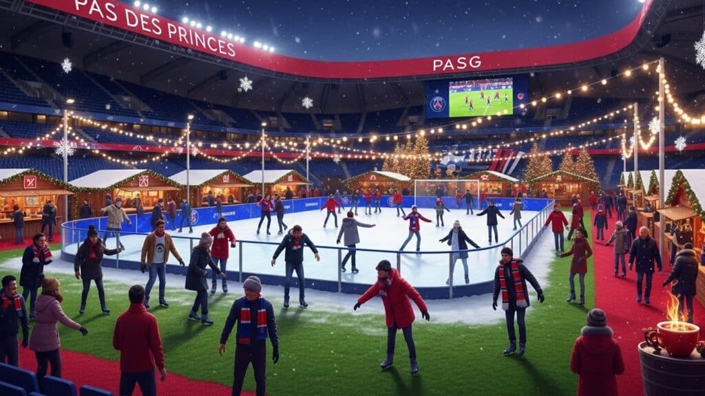 Fans PSG Fêtent Noël au Parc des Princes