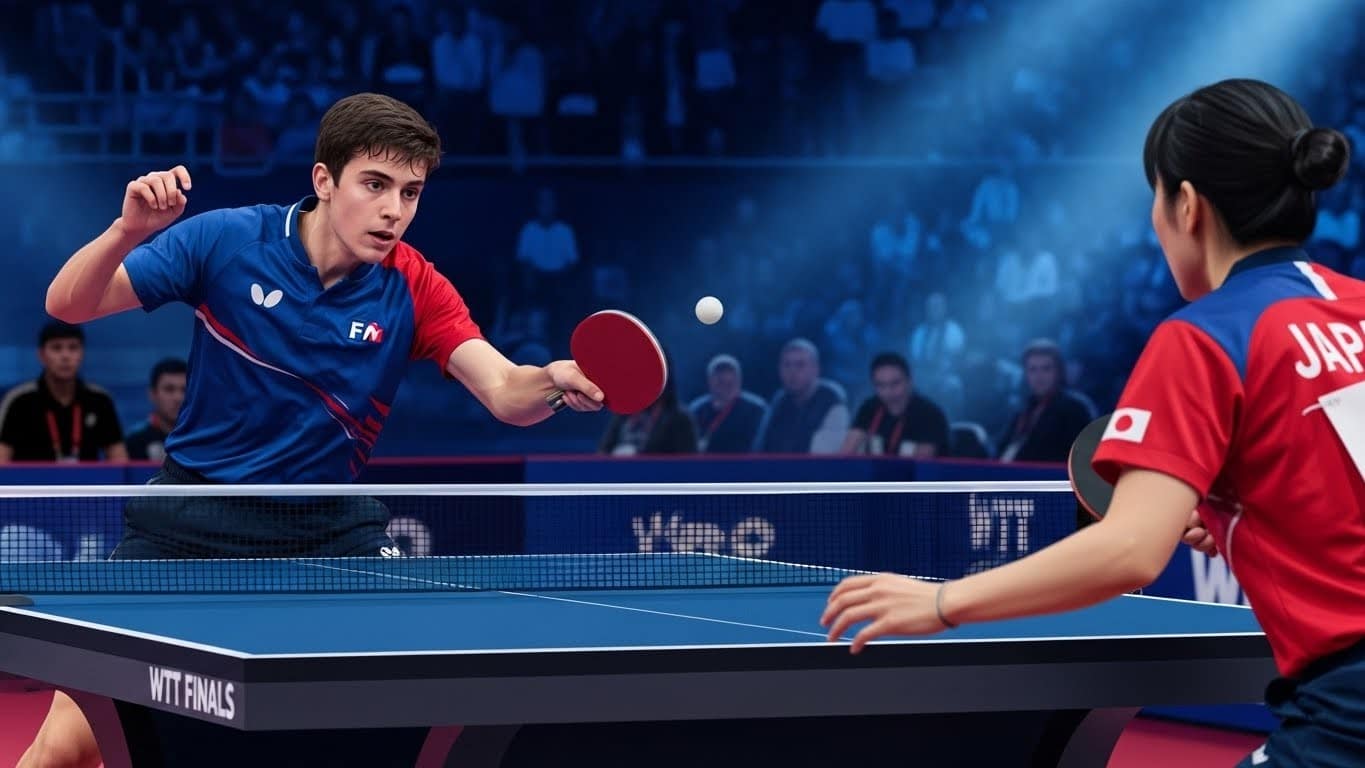 Félix Lebrun s'incline en quarts de finale des WTT Finals face à Tomokazu Harimoto, comme son frère Alexis. Retour sur un match intense et la saison exceptionnelle du jeune pongiste français.